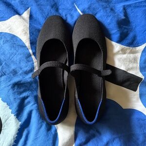 Rothy’s black Mary Jane flats